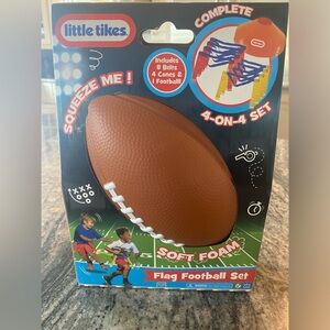 Little tikes flag football set. New, unopened